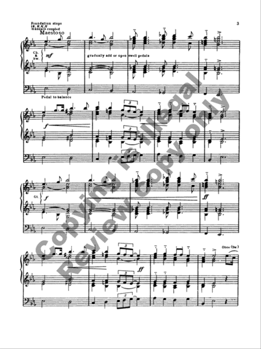 Prelude on Rise Up, Shepherd Organ scores gallery preview page 4