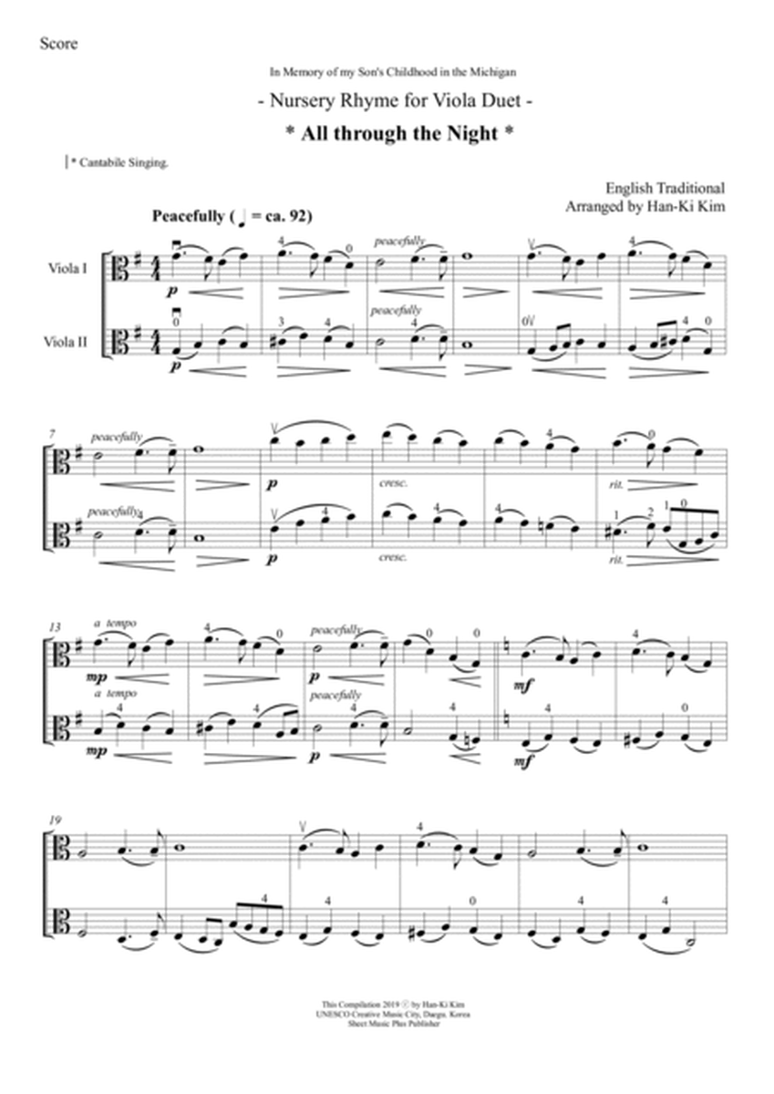 Nursery Rhyme for Viola Duet Vol. II image number null