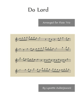 Book cover for Do Lord - Flute Trio