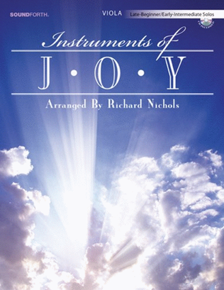 Book cover for Instruments of Joy - Viola Book and CD