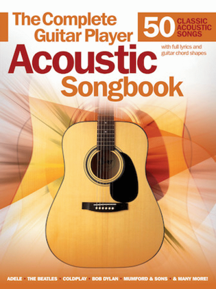 Book cover for Complete Guitar Player Acoustic Songbook
