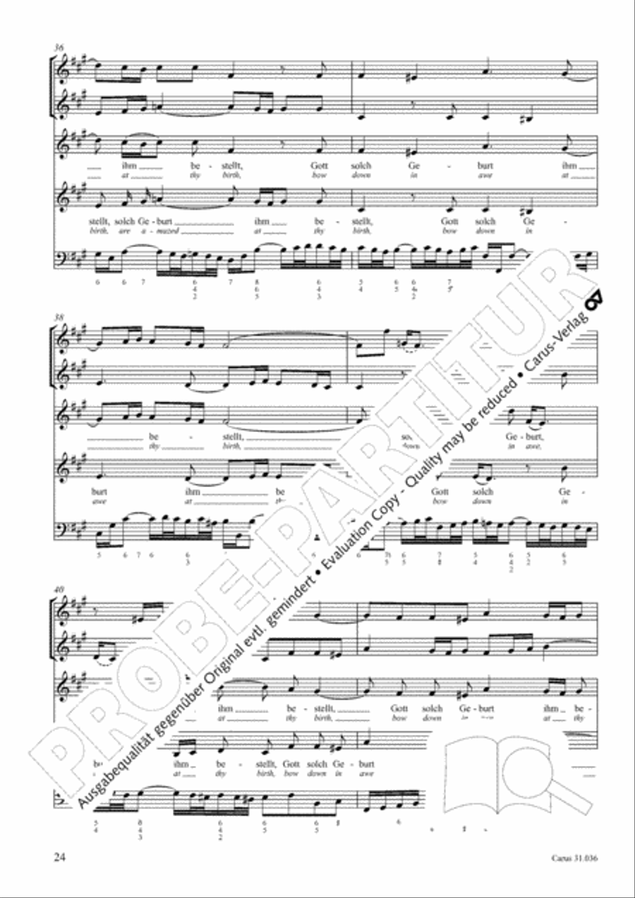 Up joyous raise your song (Schwingt freudig euch empor) 4-Part scores gallery preview page 25