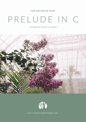 Book cover for Prelude in C - Advanced for Harp