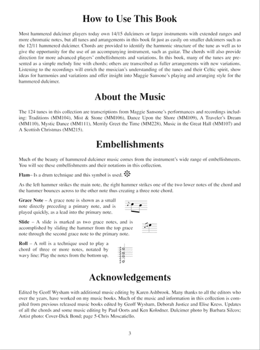 Maggie's Big Book of Celtic Tunes Dulcimer scores gallery preview page 4
