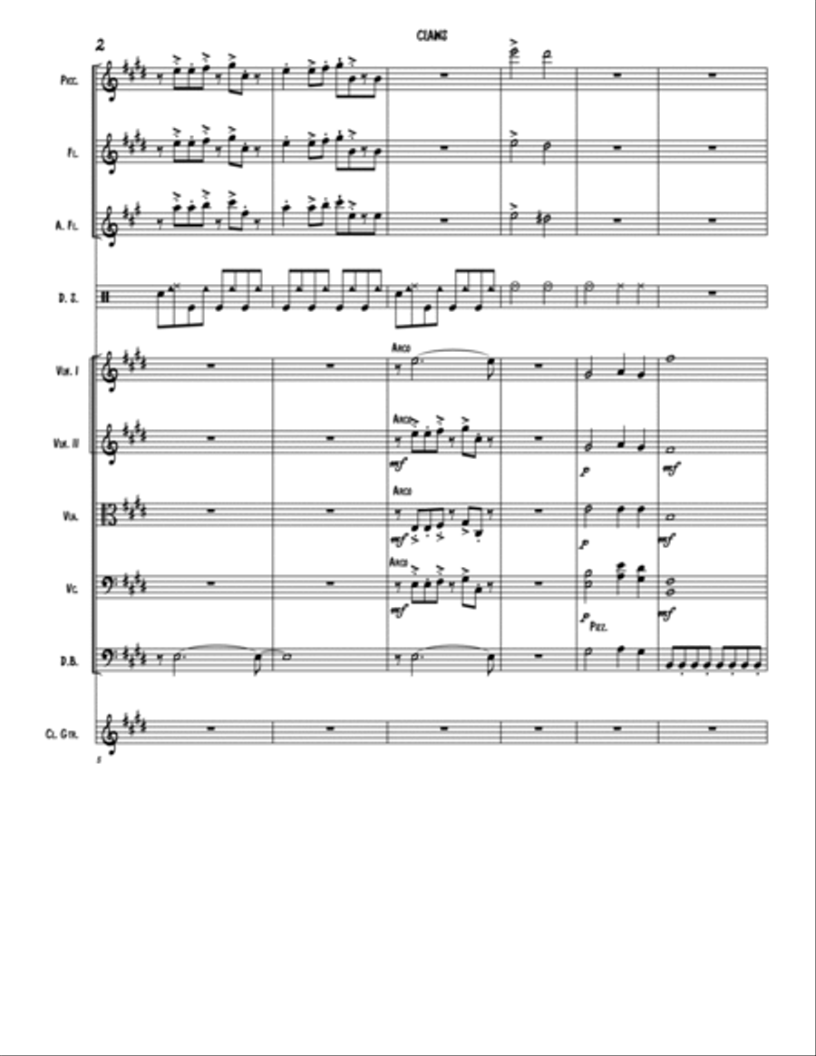 Claws Large Ensemble scores gallery preview page 3