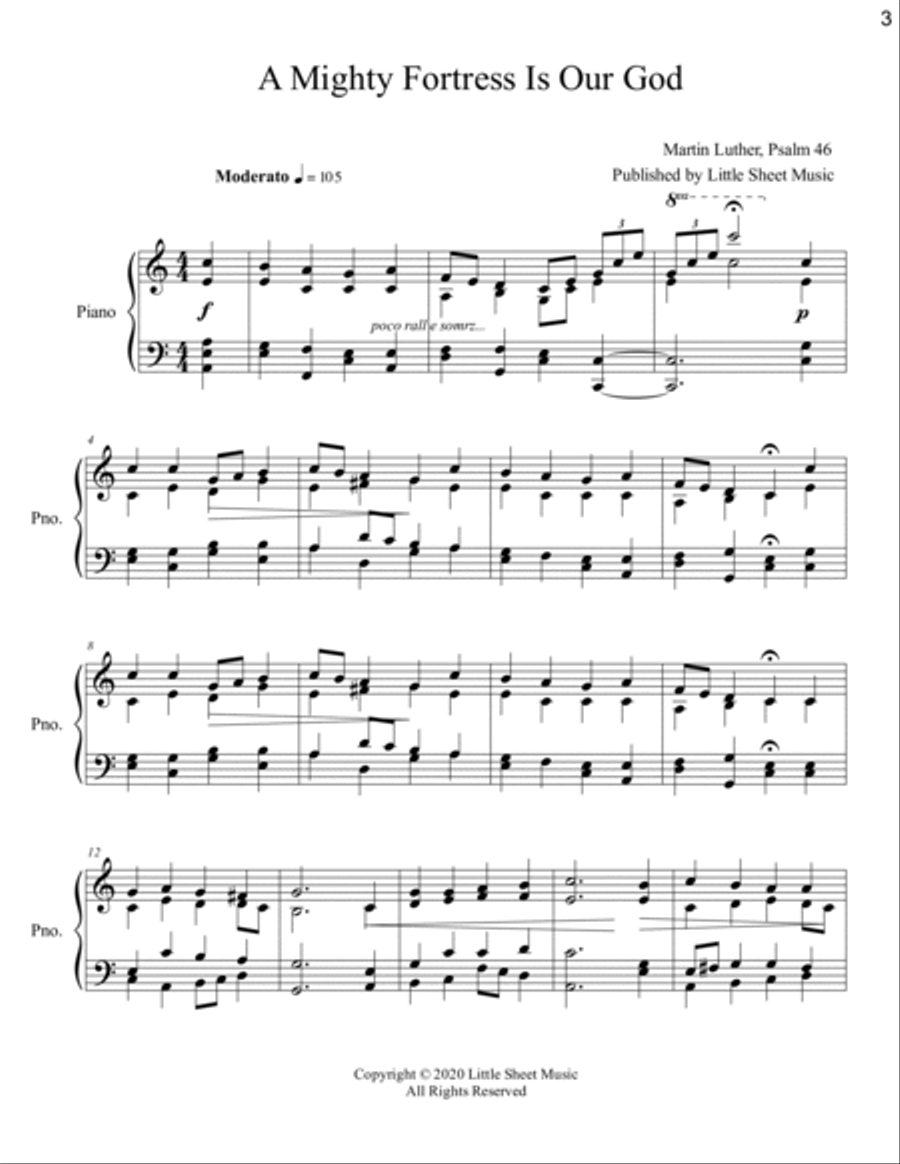 Favorite Hymns On Piano (Volume I) - A Collection of Fifteen Piano Solos Favorite Hymns On Piano (Volume I) - A Collection of Fifteen Piano Solos Piano Solo scores gallery preview page 3