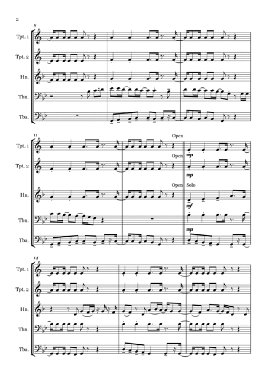 Sing Horn scores gallery preview page 4