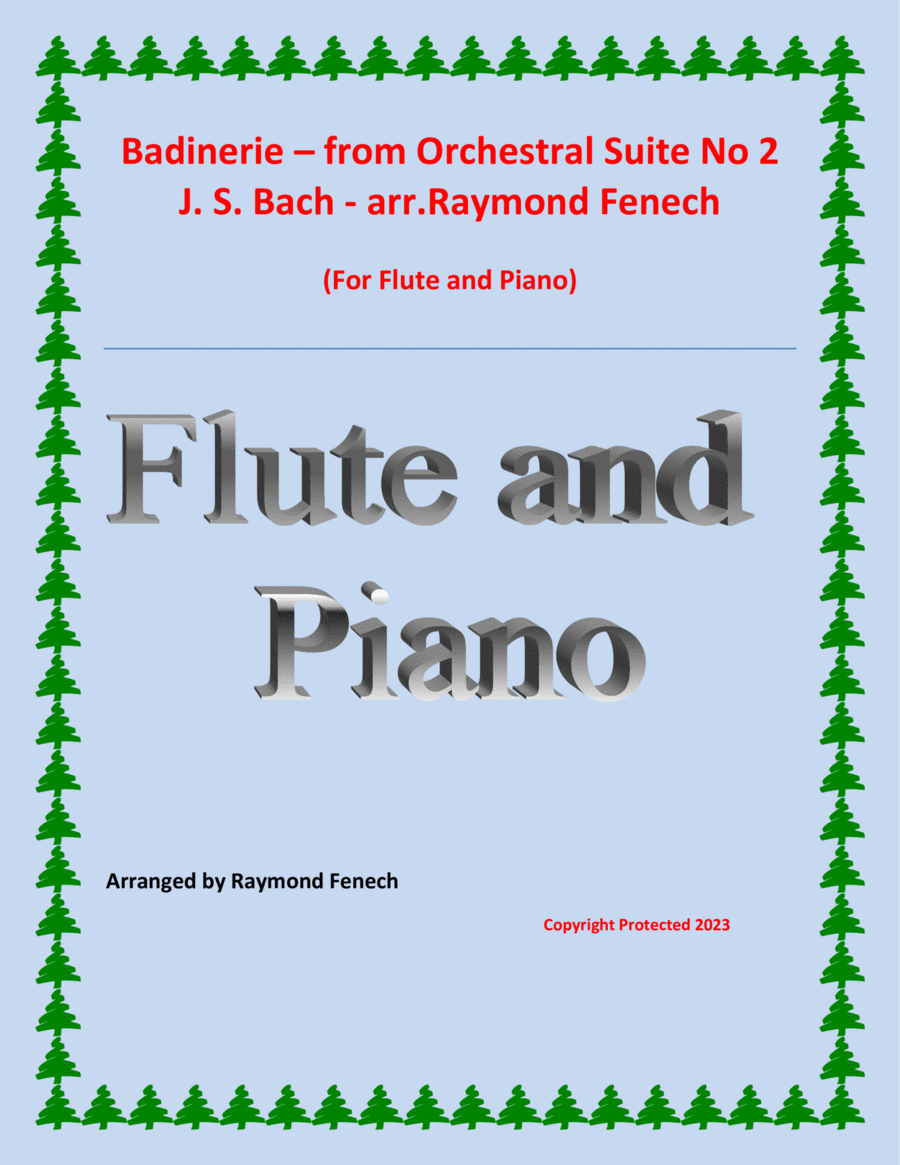 Badinerie - J.S.Bach - for Flute and Piano image number null