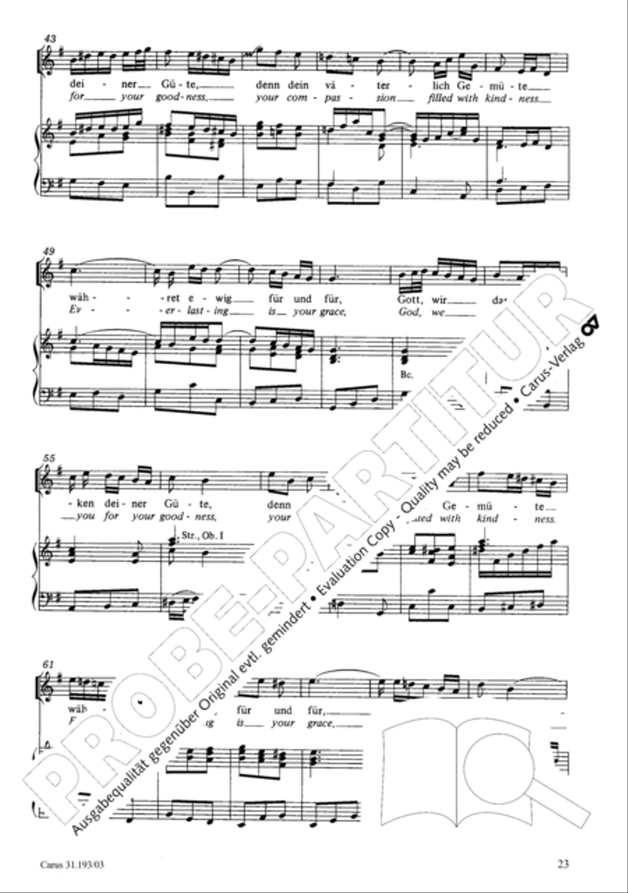 You portals of Zion (Ihr Tore zu Zion) SA scores gallery preview page 23