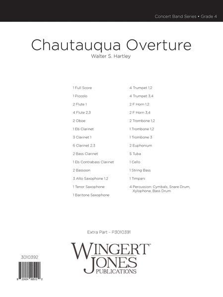 Chautauqua Overture - Full Score image number null