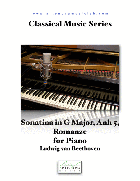 Sonatina in G Major, Anh 5, Romanze for Piano image number null