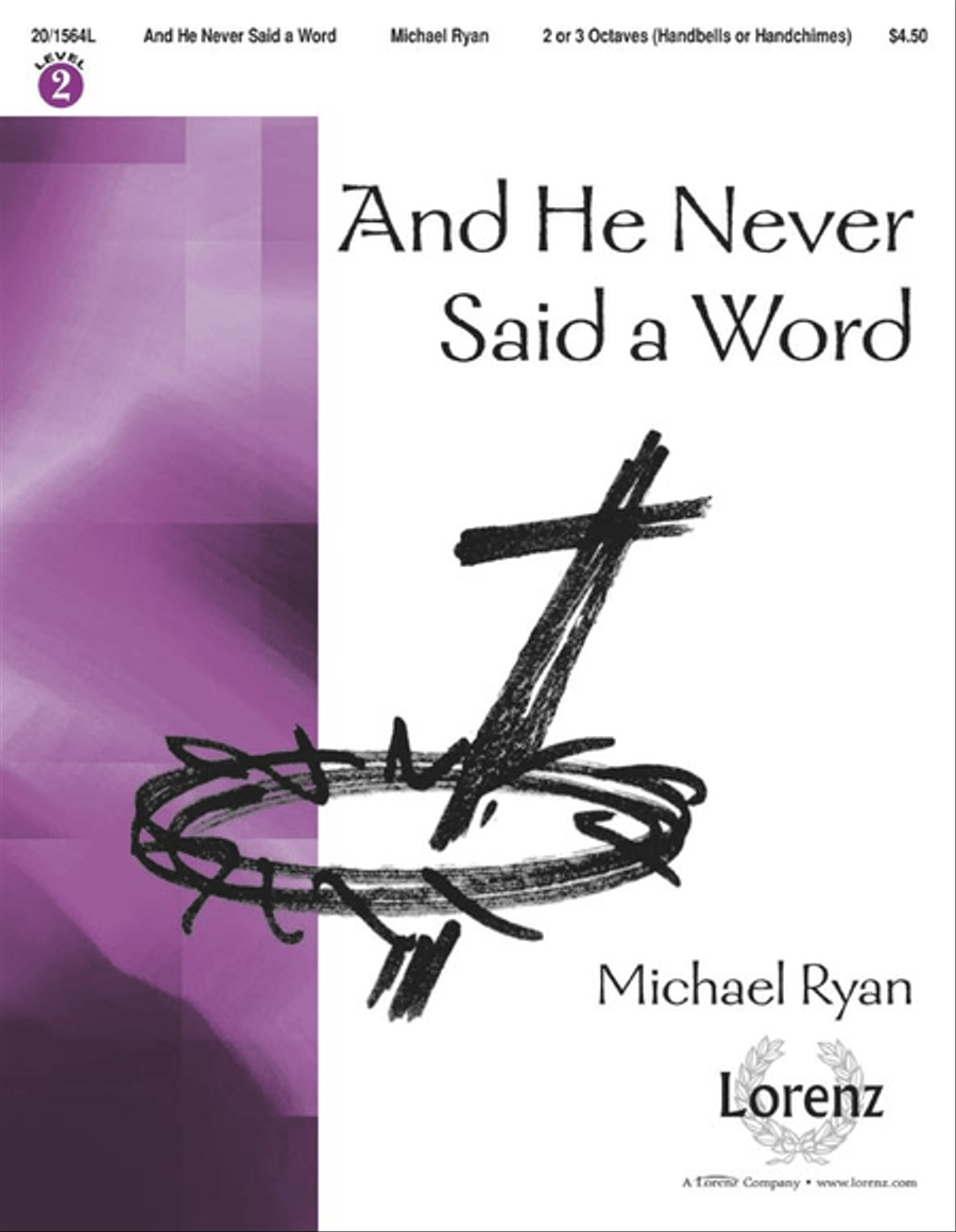 And He Never Said a Word 3-Octaves scores gallery preview page 1