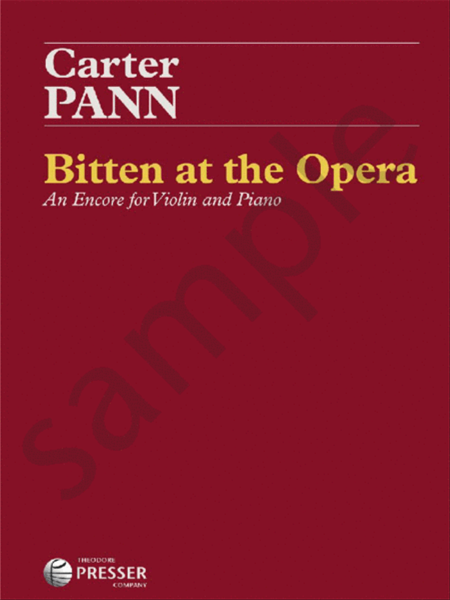 Bitten at the Opera Chamber Music scores gallery preview page 1