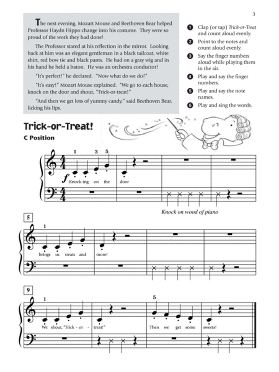 Music for Little Mozarts Halloween Fun, Book 3