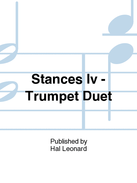 Stances Iv - Trumpet Duet