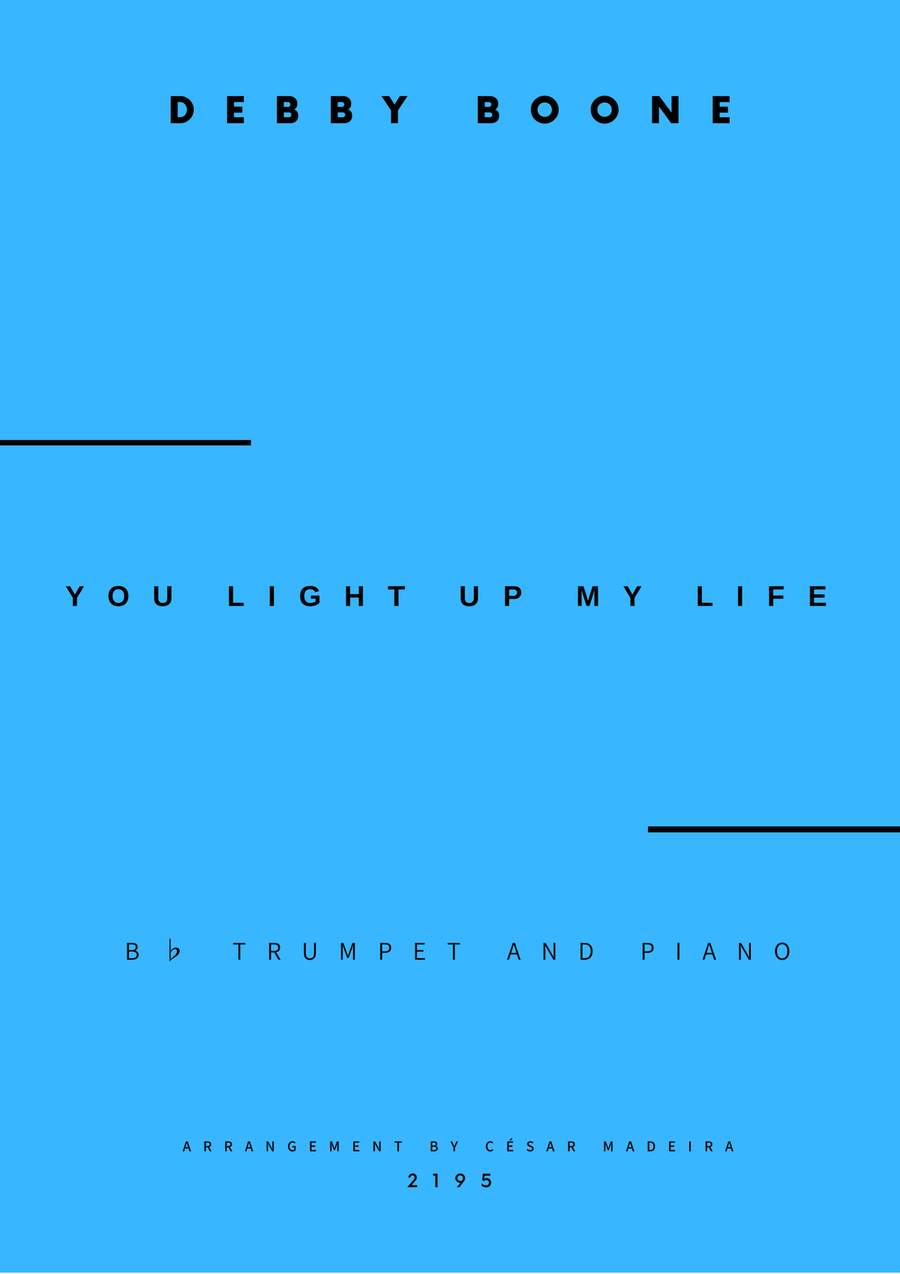 You Light Up My Life B-Flat Trumpet scores gallery preview page 1