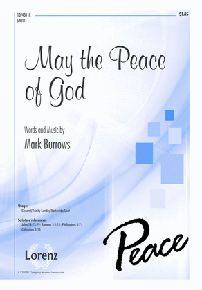 Book cover for May the Peace of God