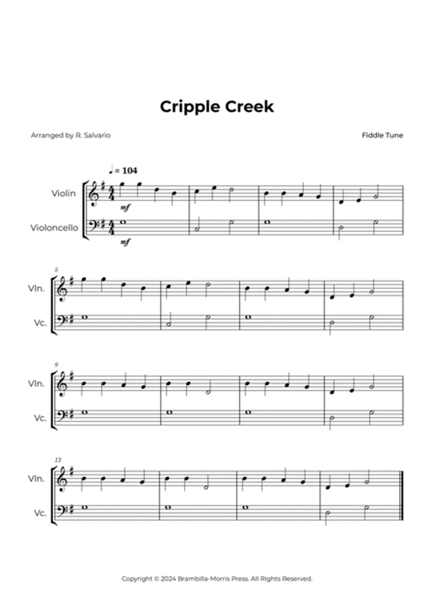 Cripple Creek - Violin and Cello (Beginner) image number null