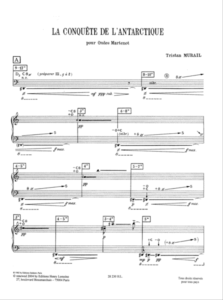 La Conquete de l'Antarctique Score scores gallery preview page 2