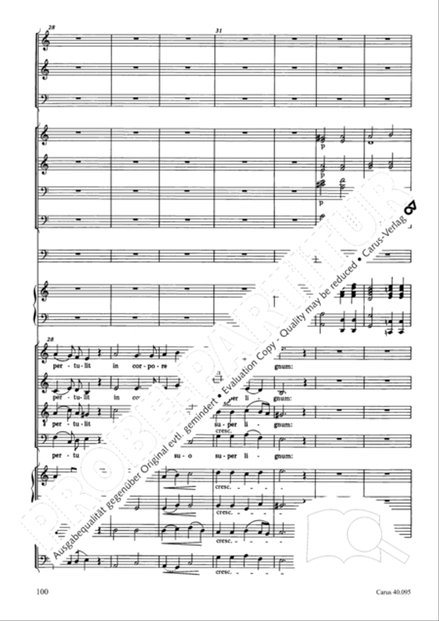 The Seven Words (Die Sieben Worte) 4-Part scores gallery preview page 115