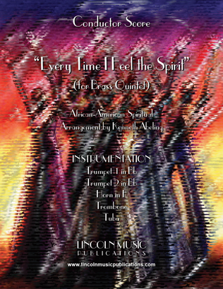 Book cover for Every Time I Feel the Spirit (for Brass Quintet)