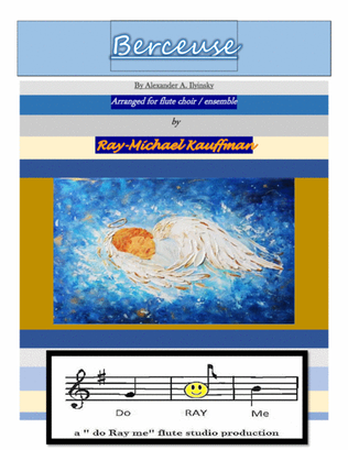Book cover for Berceuse by A. Ilyinsky for flute choir / ensemble