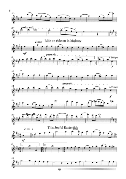10 Easter Hymns for String Trio with piano accompaniment image number null