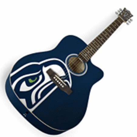 Seattle Seahawks Acoustic Guitar