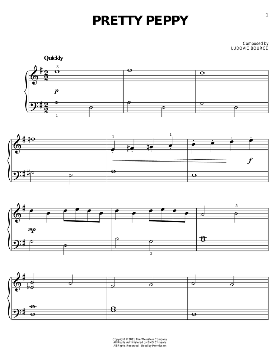 Pretty Peppy Voice scores gallery preview page 1