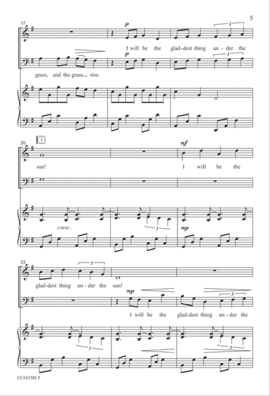 Afternoon on a Hill Afternoon on a Hill 4-Part scores gallery preview page 5