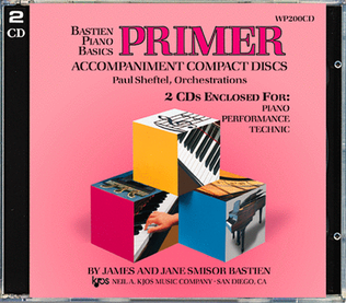 Book cover for Bastien Piano Basics - Primer, Piano/Performance/Technic (Accompaniment CDs)