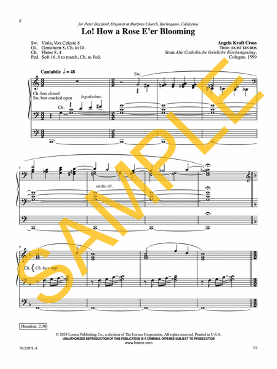 Hymn Inventions for Organ Organ Solo scores gallery preview page 8