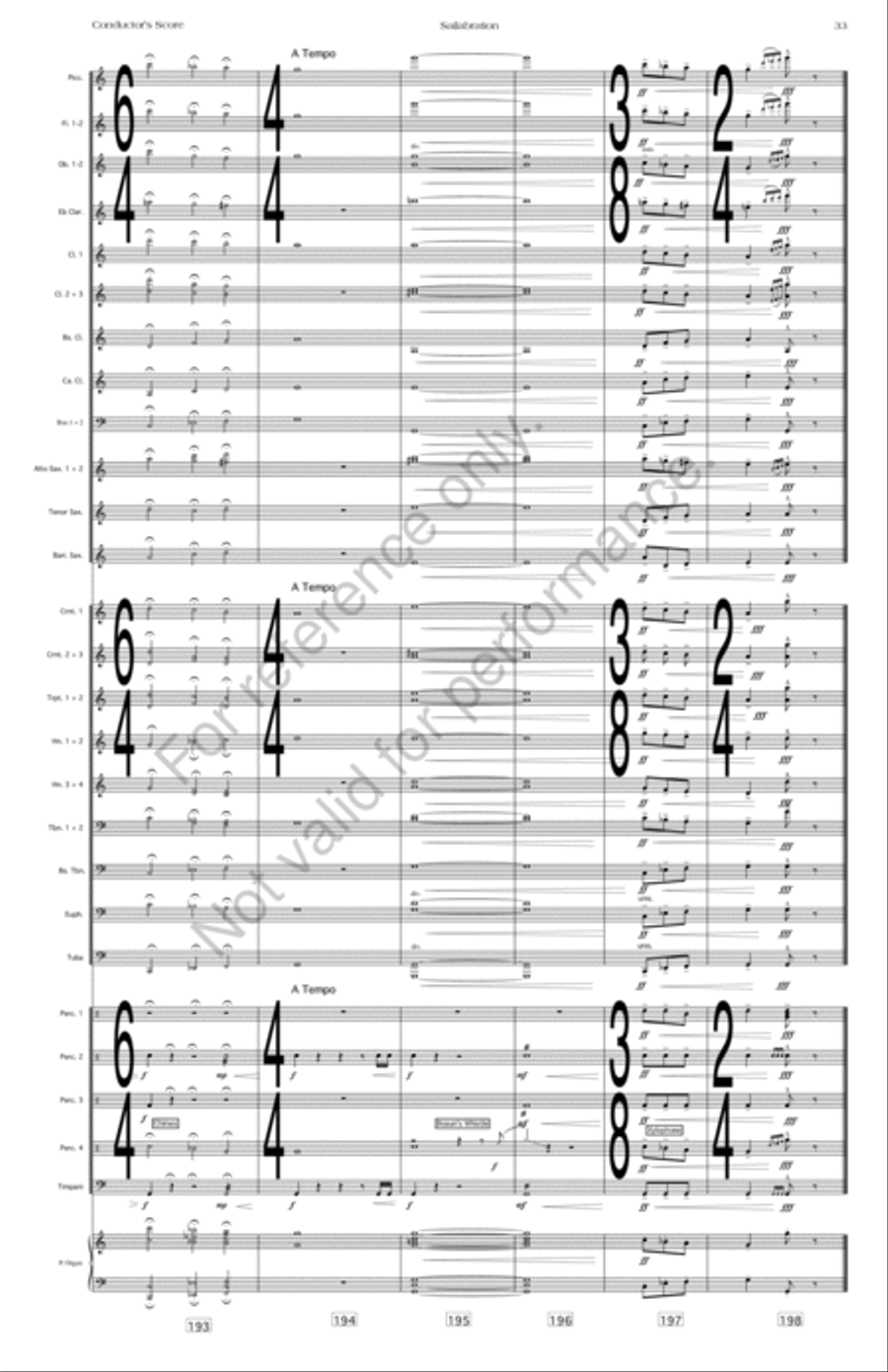 Sailabration Sailabration Concert Band scores gallery preview page 36
