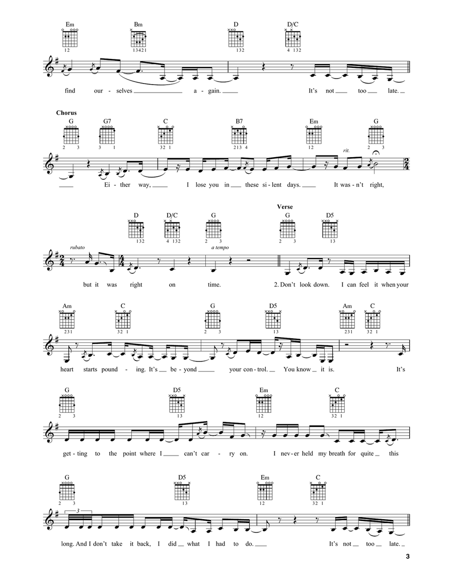 Right On Time Acoustic Guitar scores gallery preview page 2
