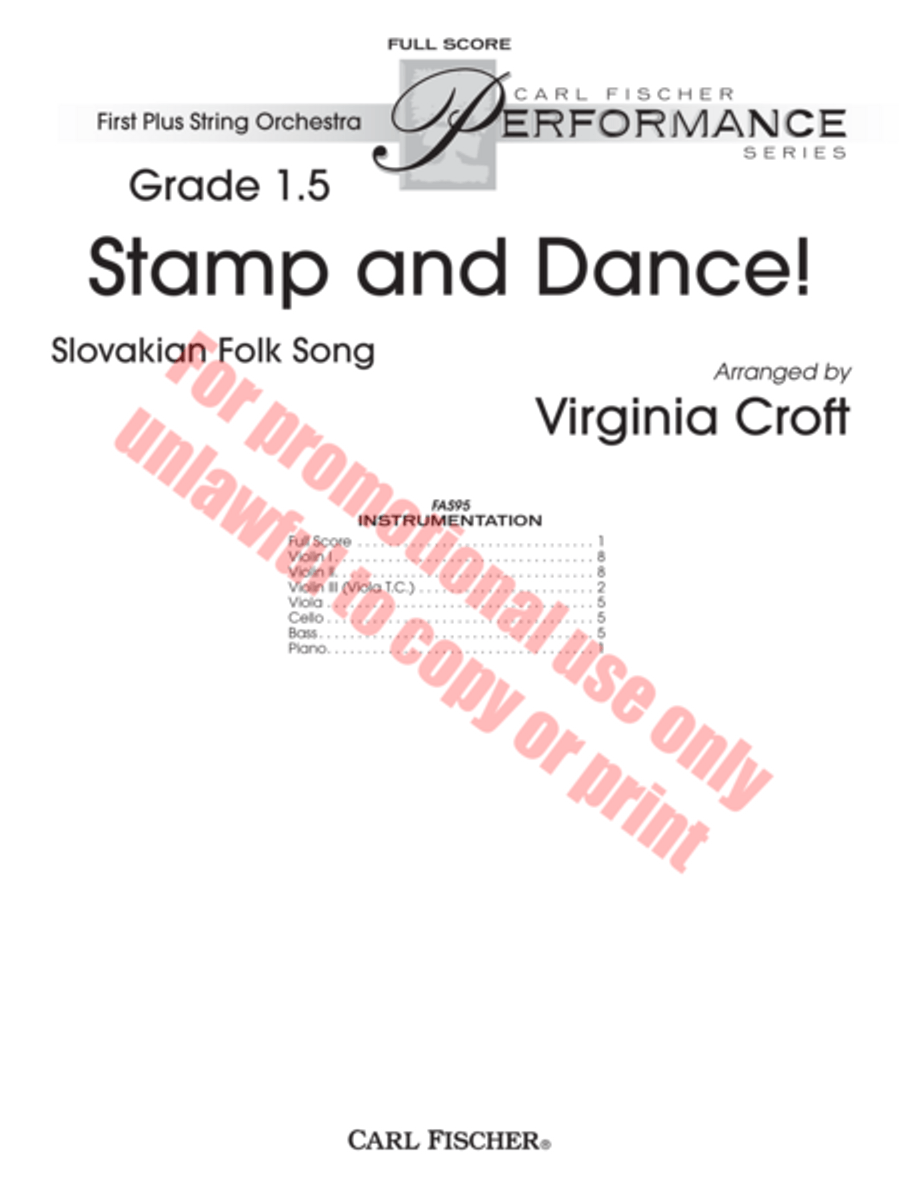 Stamp and Dance String Orchestra scores gallery preview page 2
