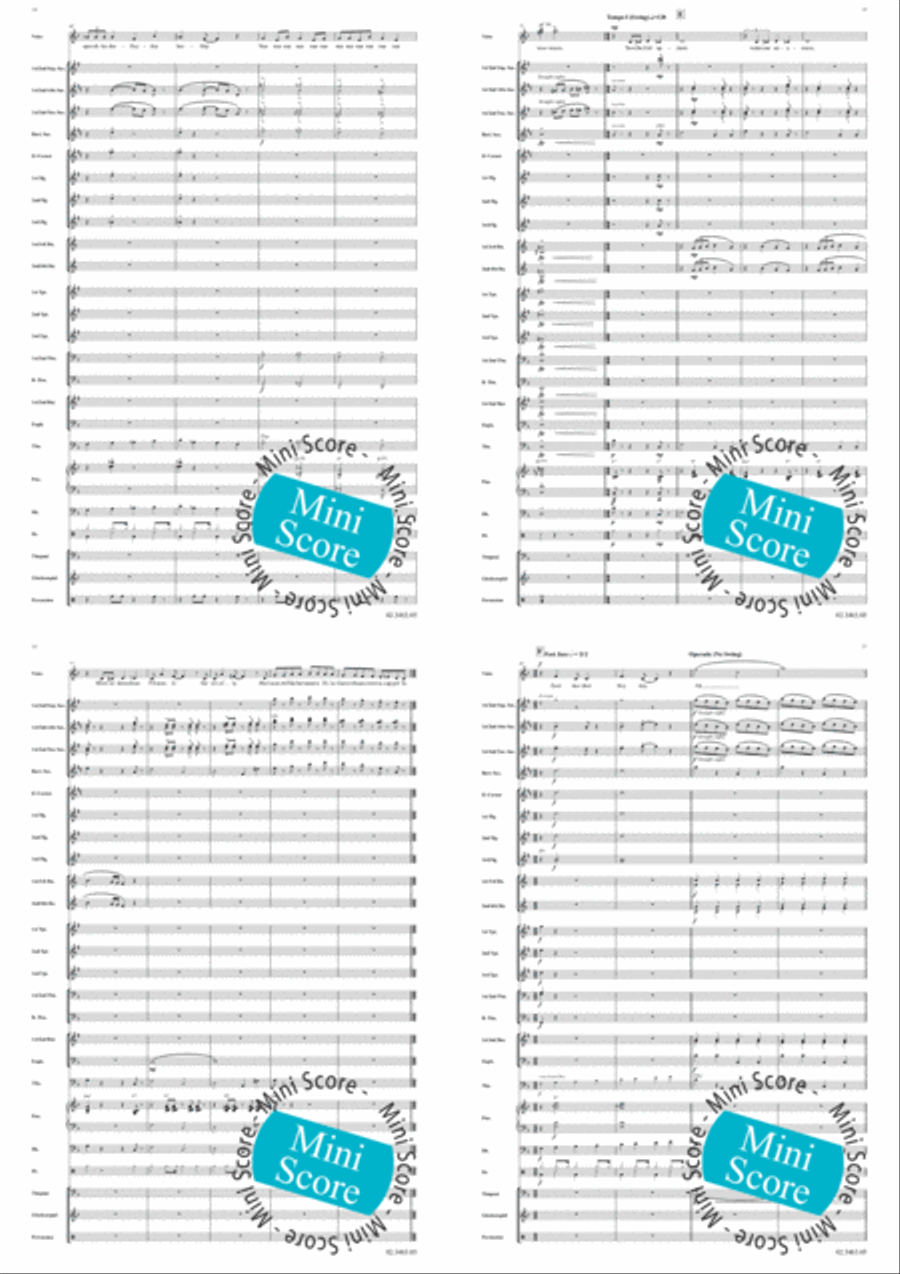 The Girl in 14G Fanfare Band scores gallery preview page 6
