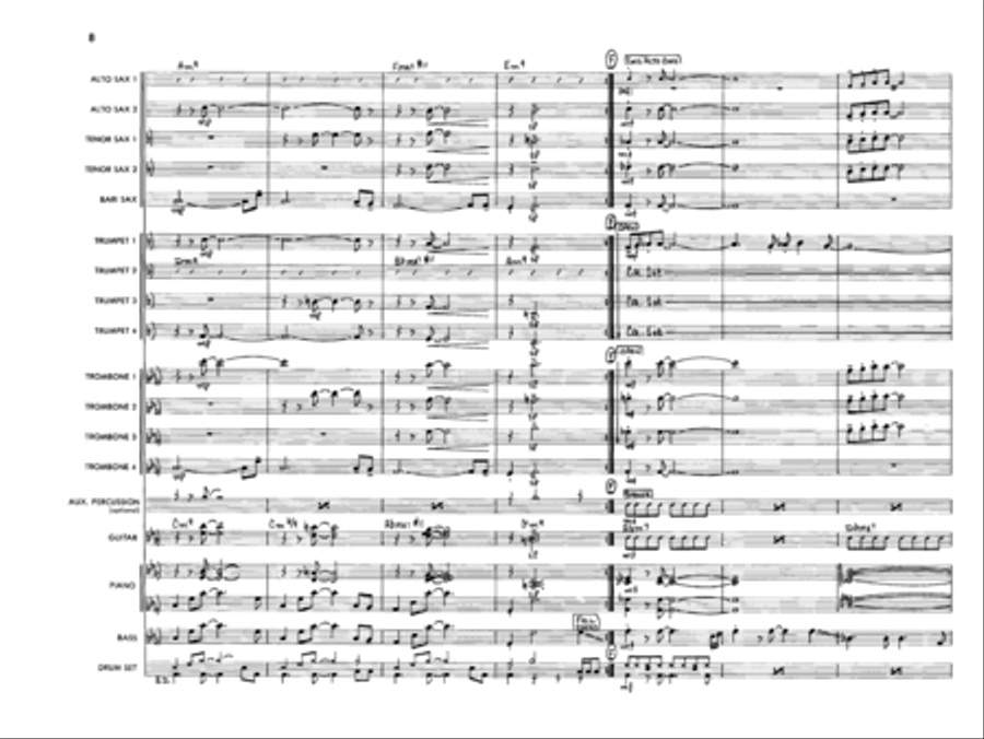 Bahia Jazz Ensemble scores gallery preview page 8