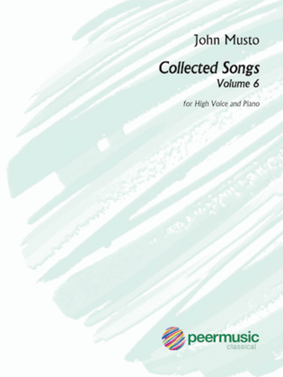 Book cover for Collected Songs, Volume 6