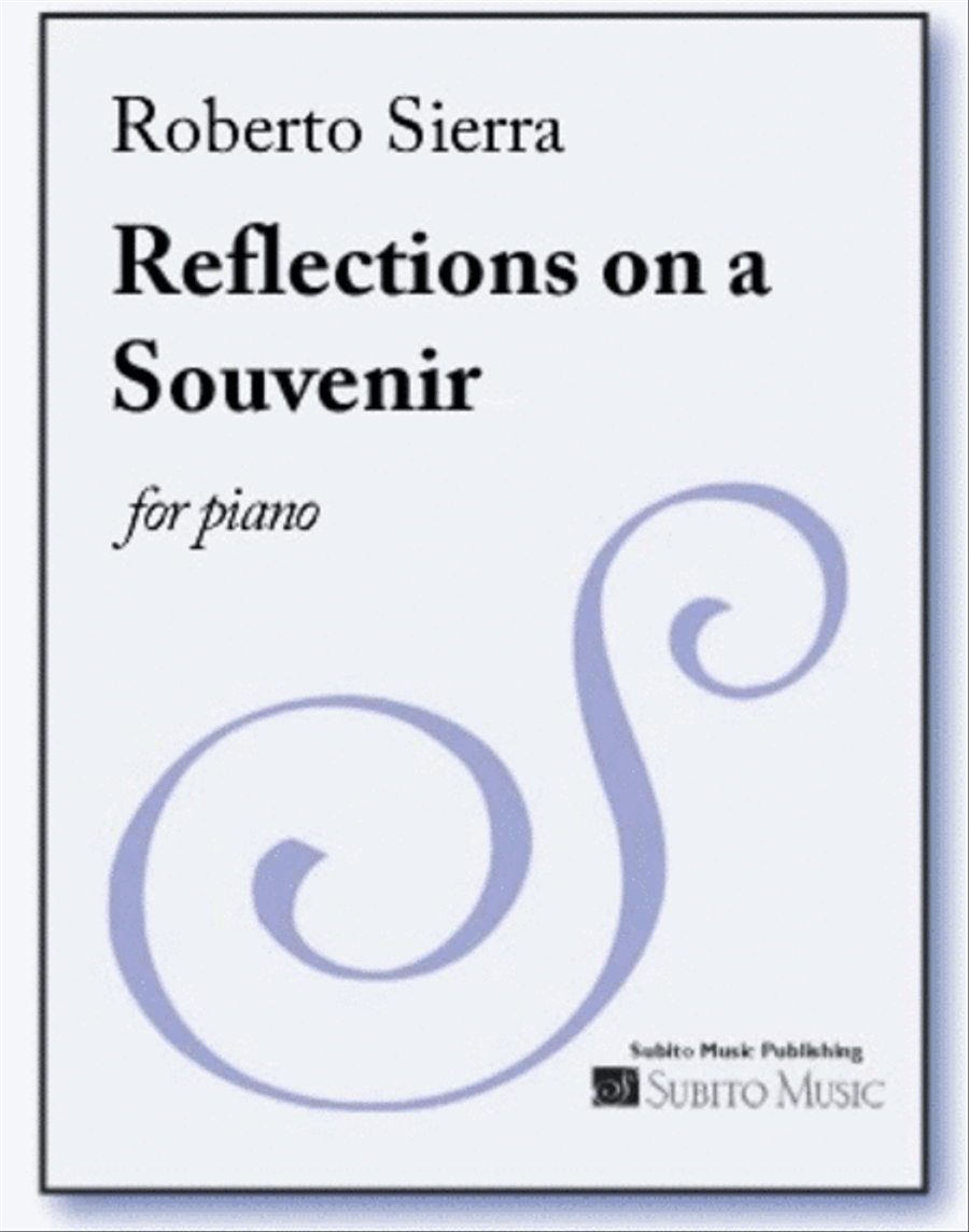 Reflections on a Souvenir Harpsichord scores gallery preview page 1