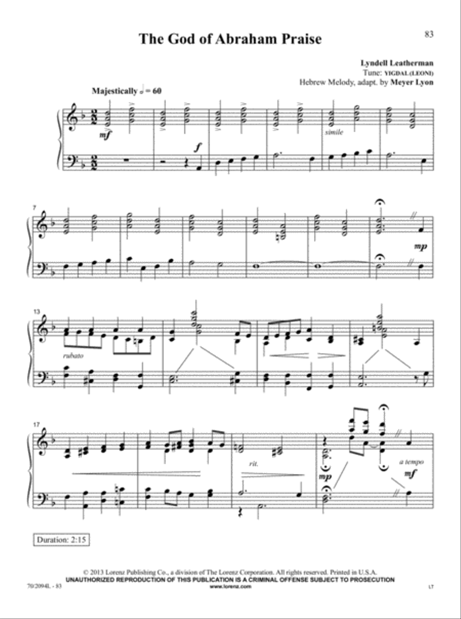 The Church Pianist's Library, Vol. 22 Piano Solo scores gallery preview page 29