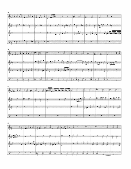 Fantasia cromatica SwWV 258 (arrangement for 4 recorders)