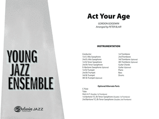 Book cover for Act Your Age: Score