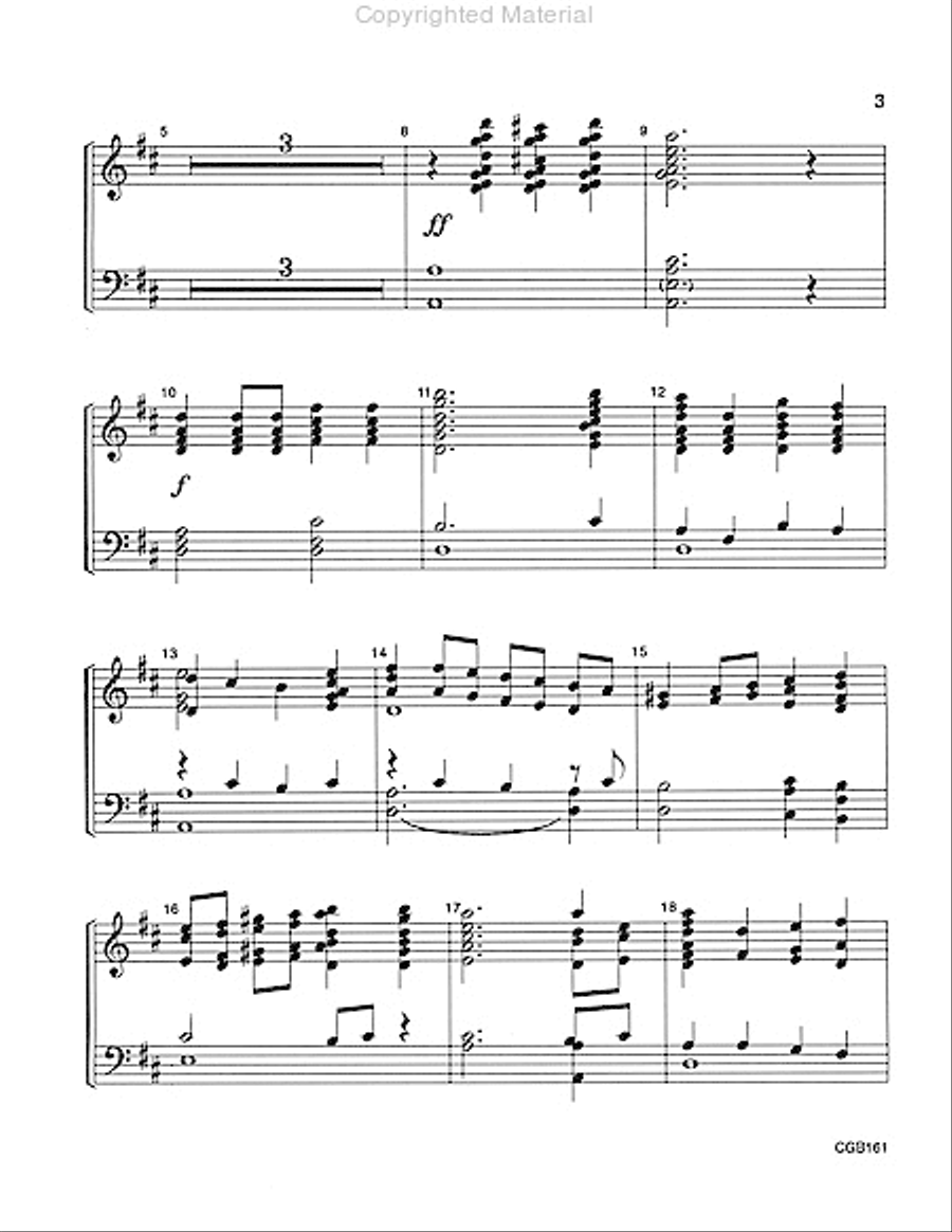 Crown Him with Many Crowns Handbell Choir scores gallery preview page 3