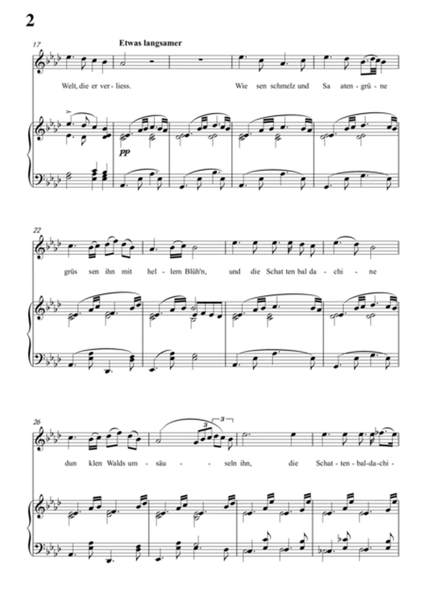 Schubert-Vergissmeinnicht in f minor,for Vocal and Piano
