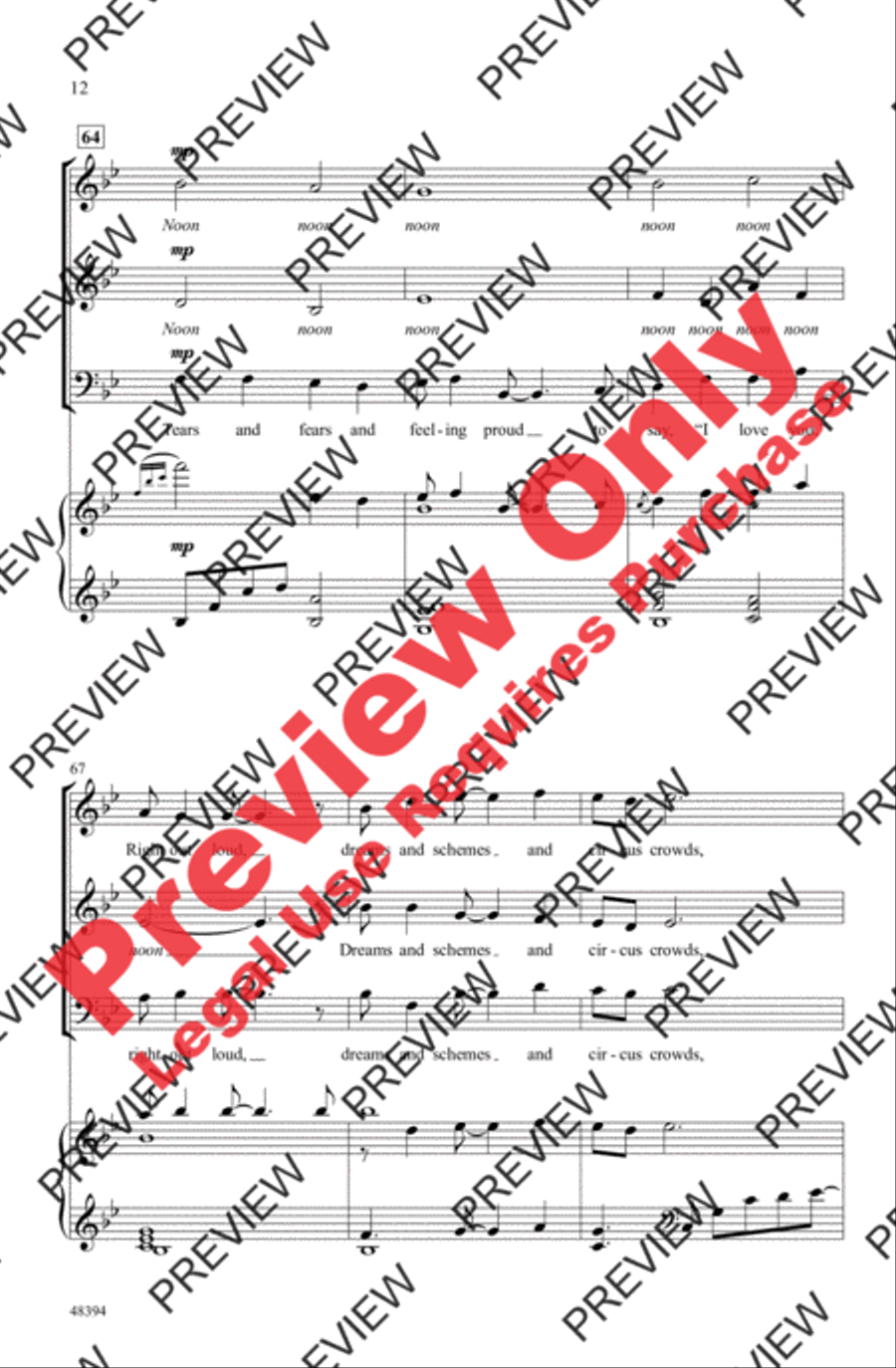 Both Sides Now 3-Part scores gallery preview page 12