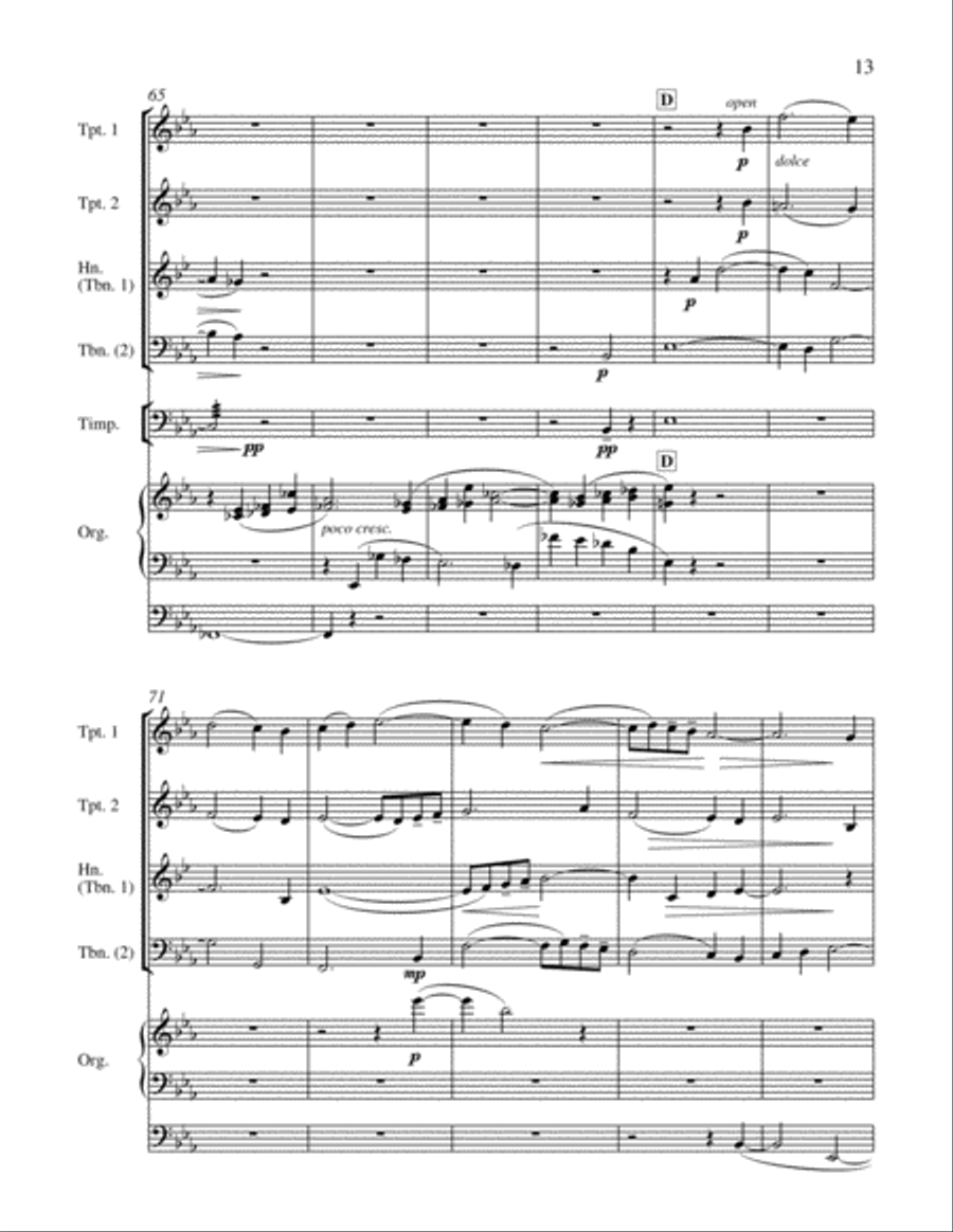 Festive Prelude Organ scores gallery preview page 15