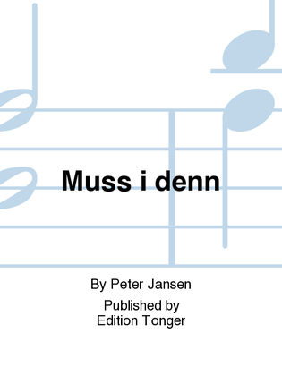 Book cover for Muss i denn