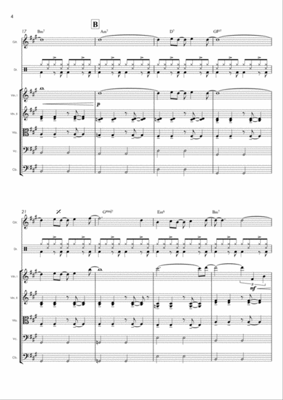 How Insensitive (insensatez) String Orchestra scores gallery preview page 4