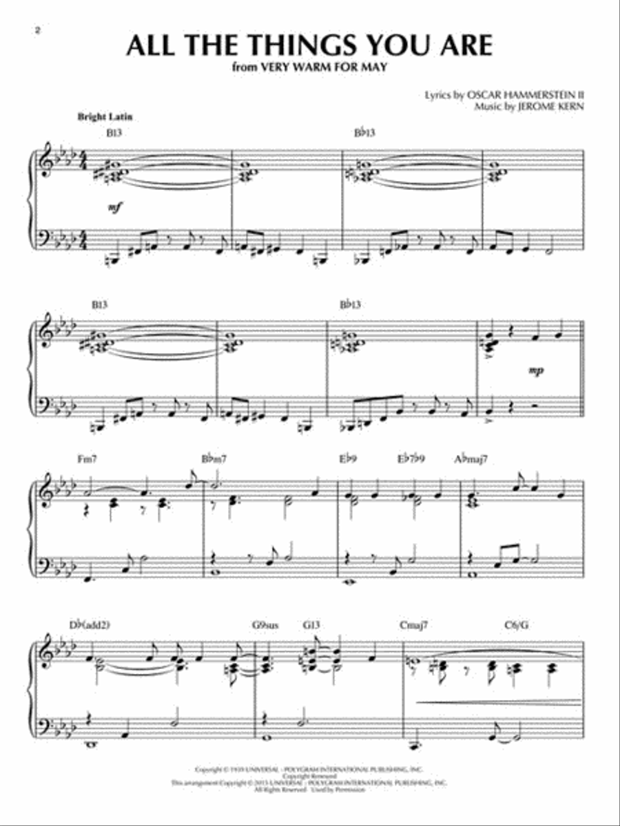 Broadway Jazz Broadway Jazz Piano Solo scores gallery preview page 3