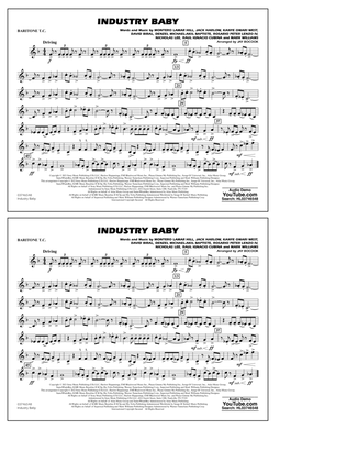 Book cover for Industry Baby (arr. Jay Bocook) - Baritone T.C.